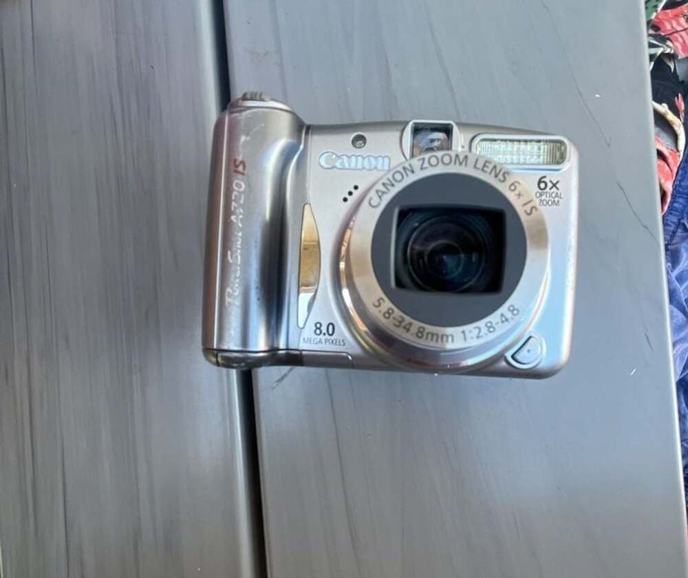 Canon PowerShot A720 IS 8.0MP Digital Camera Silver. Smile.
